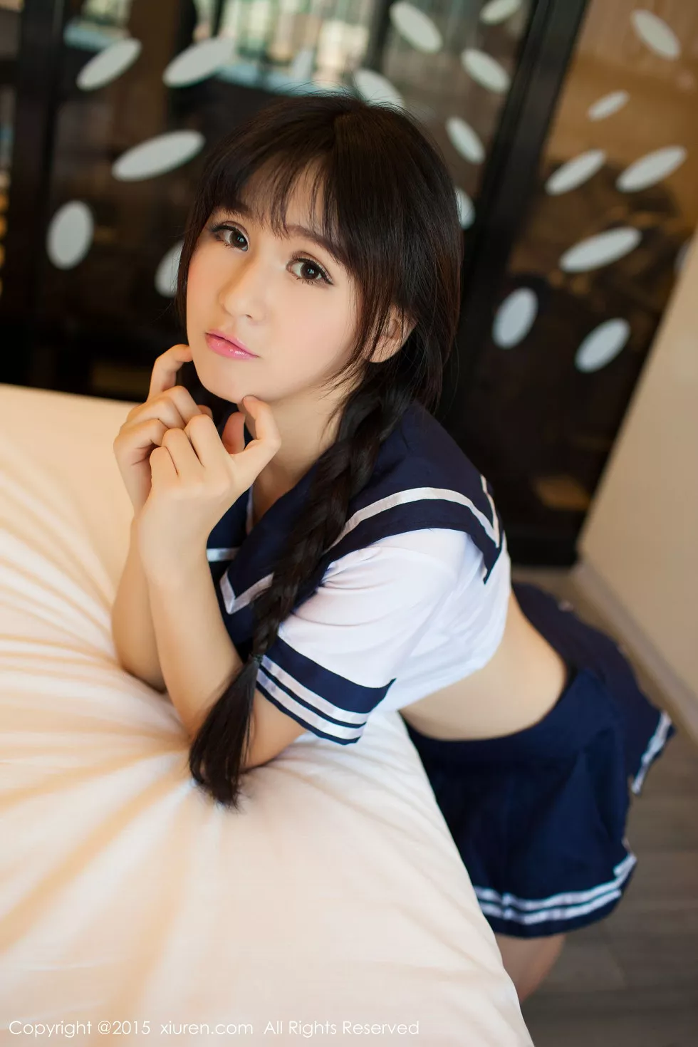 Xgyw.Org_XiuRen第405期_嫩模唐雨辰TYC水手学生制服清纯迷人写真66P