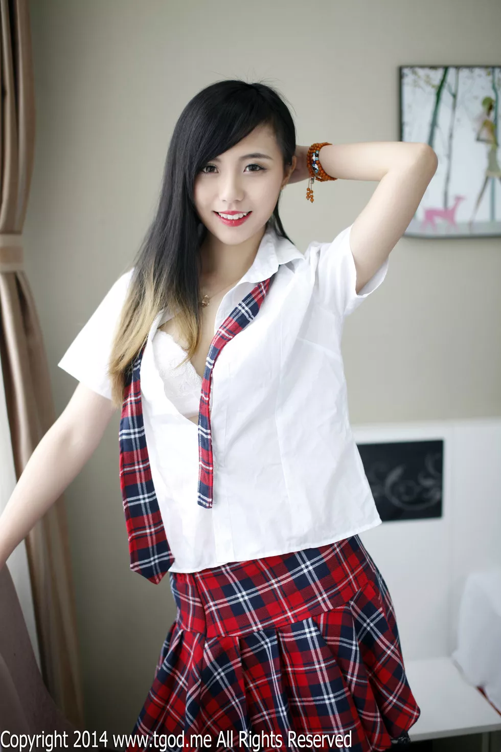 Xgyw.Org_[TGOD推女神]2014.12.23_嫩模谢忱倬红纱吊带睡衣黑色蕾丝内裤诱惑写真133P
