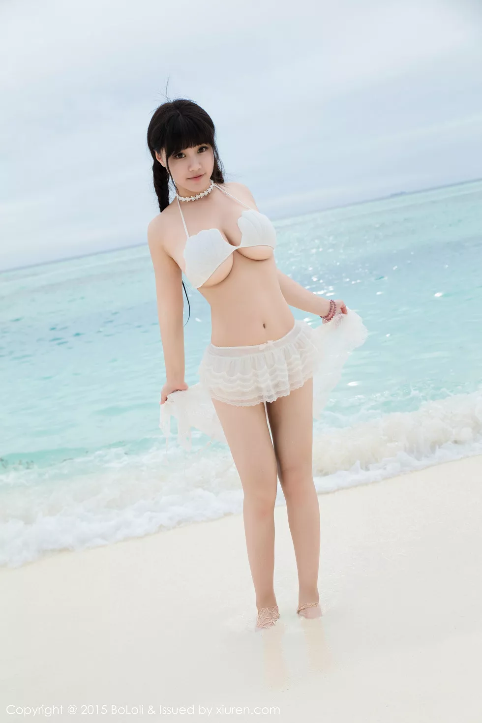 Xgyw.Org_[BoLoli波萝社]Vol.057_嫩模Barbie可儿泳池里性感比基尼半脱秀豪乳诱惑写真49P