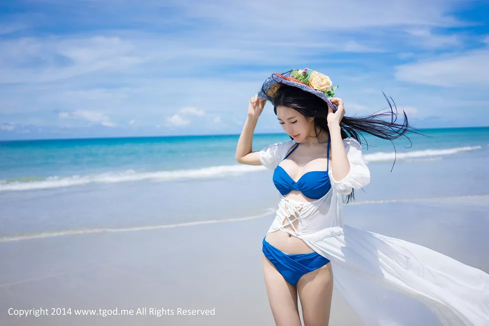 Xgyw.Org_[TGOD推女神]2014.12.31_嫩模绮里嘉Ula沙巴旅拍沙滩仙子性感比基尼写真50P