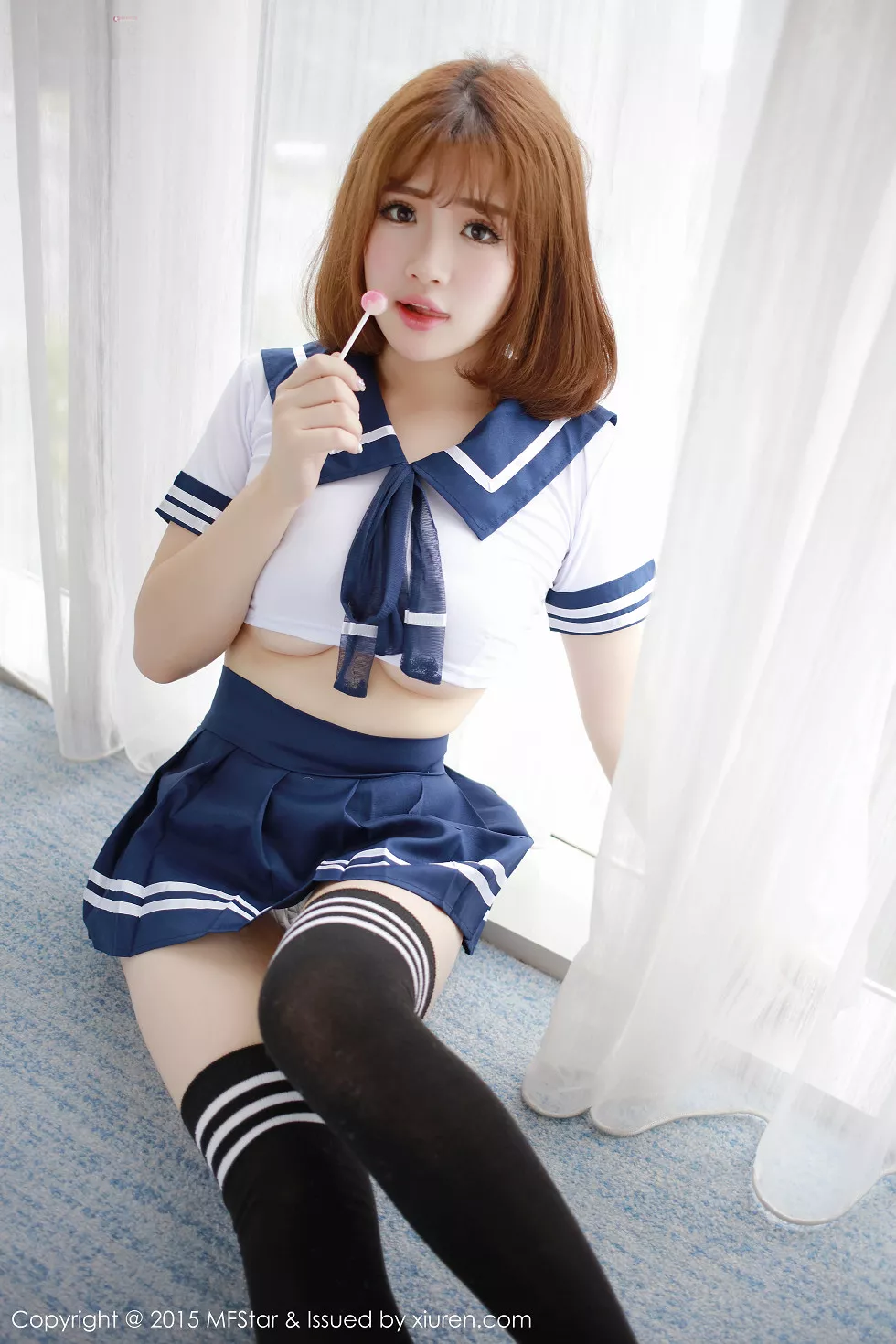 Xgyw.Org_[MFStar模范学院]Vol.020_嫩模徐cake性感高腰水手服半露豪乳甜蜜诱惑写真52P