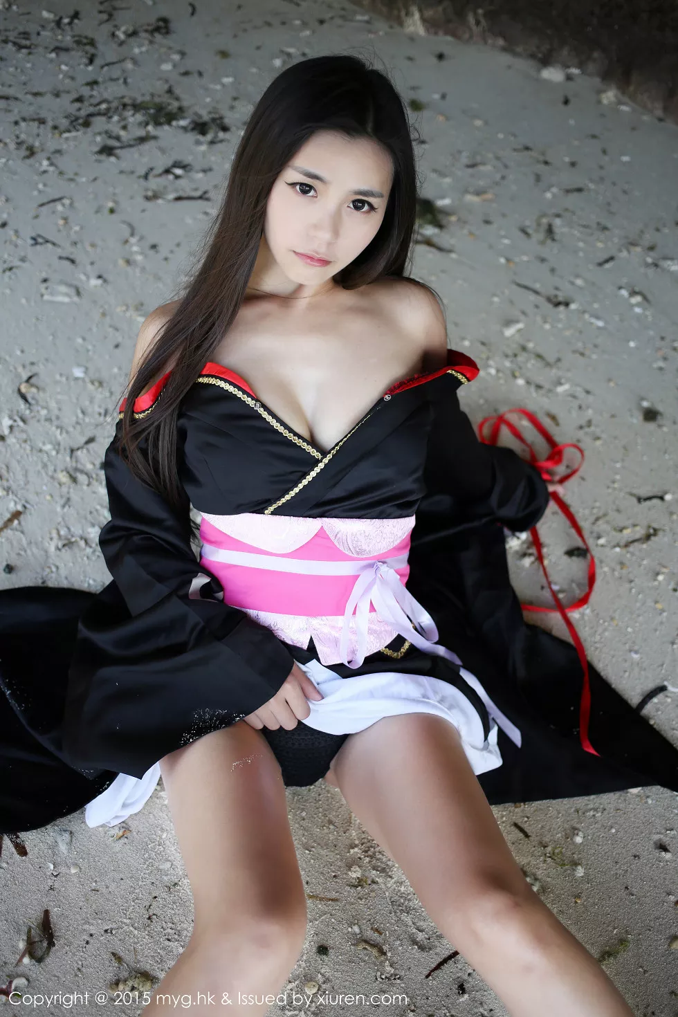 Xgyw.Org_[MyGirl美媛馆]Vol.136_嫩模Moa小姐菲律宾长滩旅拍日本和服秀完美曲线写真61P