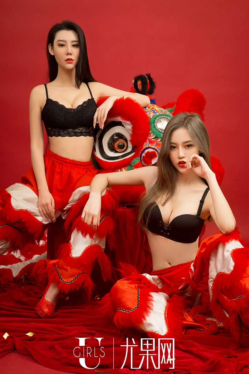 Xgyw.Org_[Ugirls尤果网]U245_新春模特合集之鸡祥如意宁然&Mikka&施诗三大嫩模性感写真65P