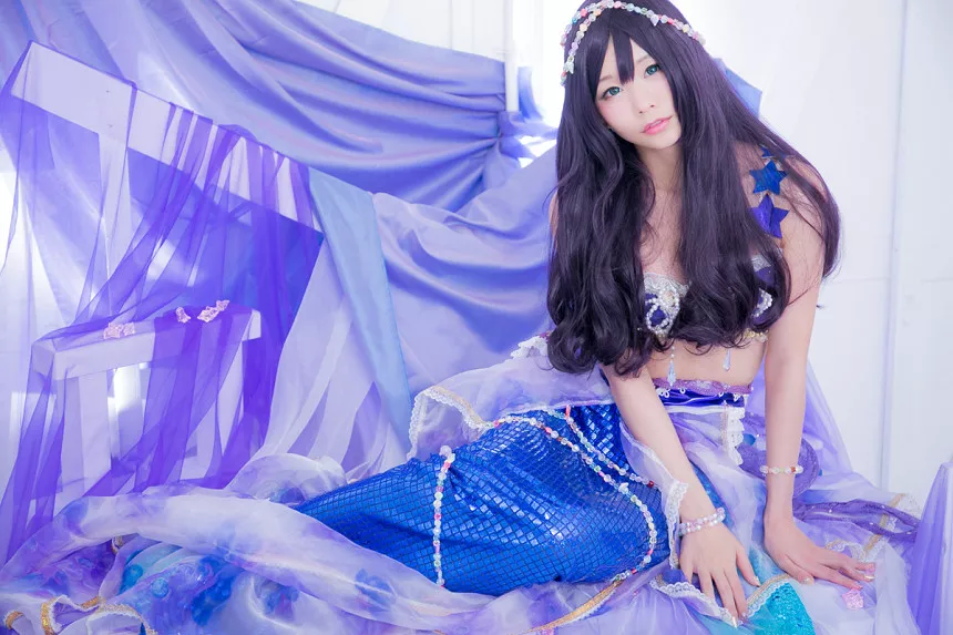 Xgyw.Org_[Cosplay精选]Cosplay正片《AkiLive》图集性感美人鱼+黑丝美腿诱惑写真256P