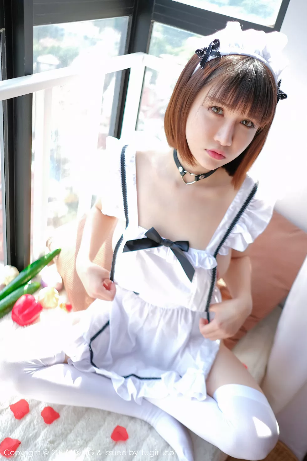 Xgyw.Org_[UXING优星馆]Vol.058_嫩模K8傲娇萌萌居家女仆装侧露美乳黄瓜主题撩人诱惑写真40P