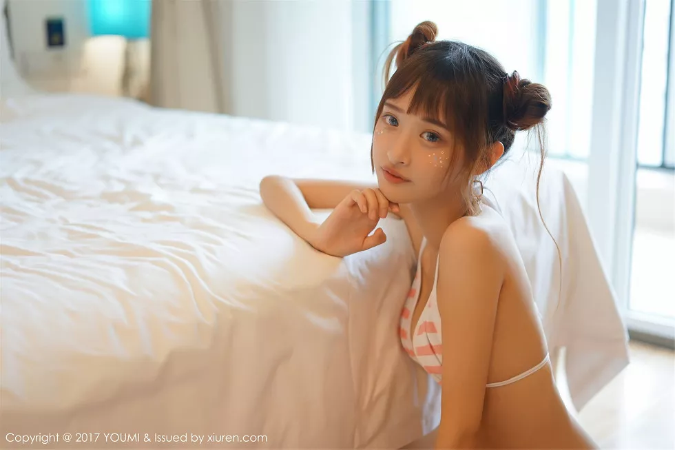 Xgyw.Org_[YouMi尤蜜荟]Vol.051_嫩模little贝壳三点式比基尼+蕾丝兔女郎花样诱惑写真59P