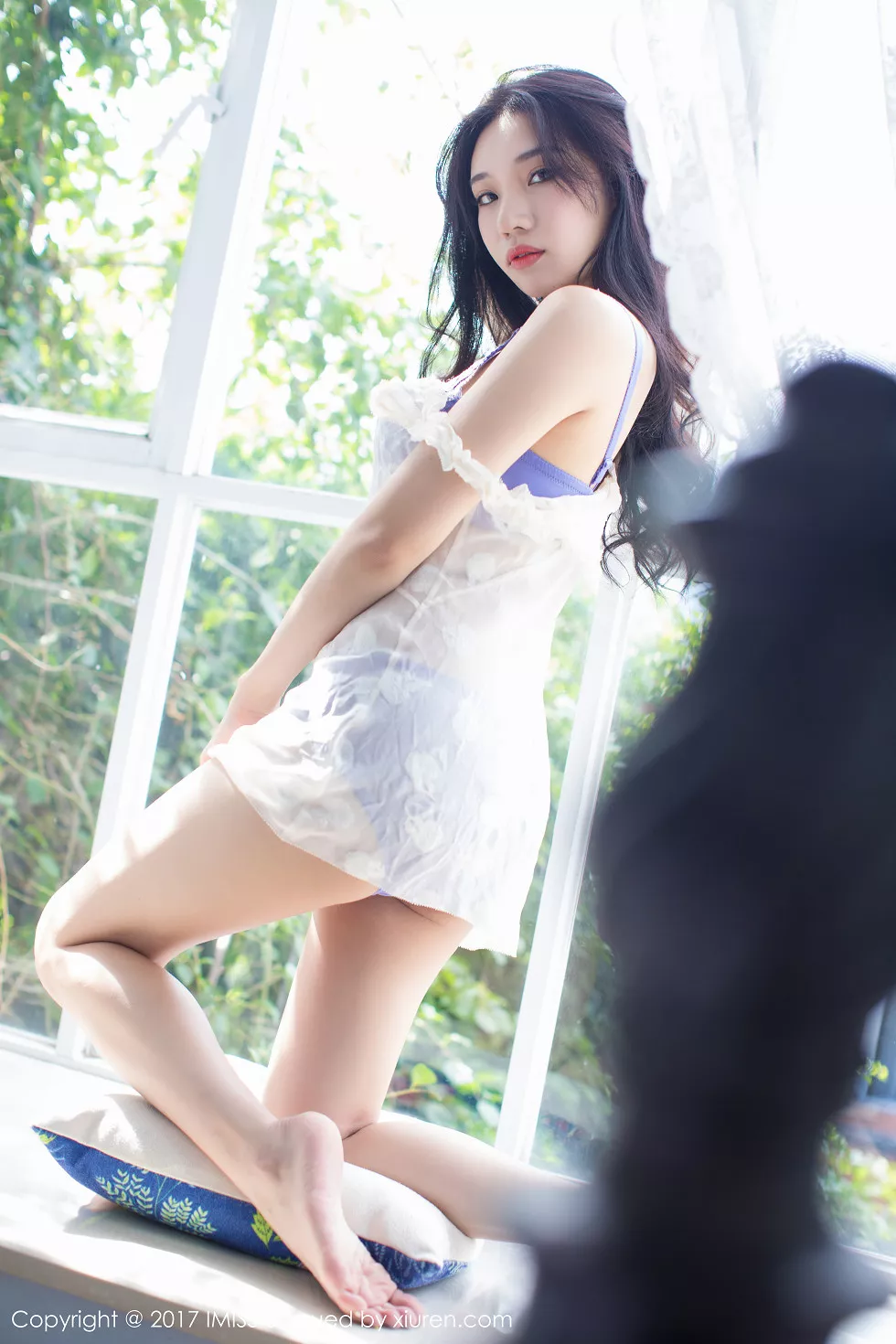 Xgyw.Org_[IMISS爱蜜社]Vol.187_嫩模小狐狸Sica黑色蕾丝情趣内衣缕空秀美乳极致诱惑写真35P