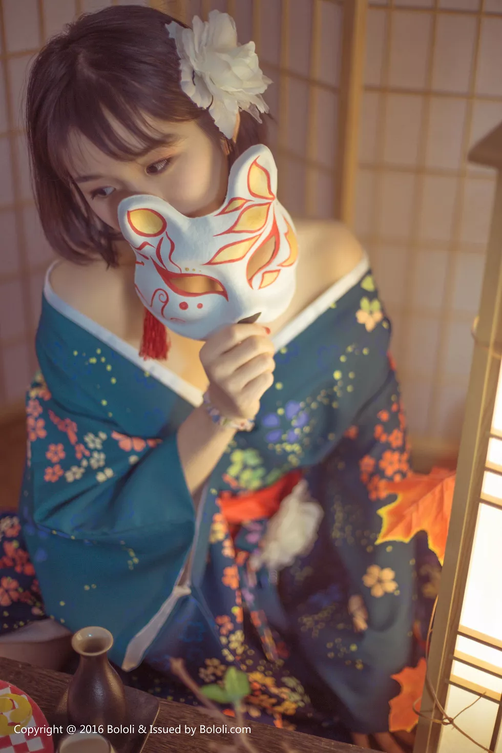 Xgyw.Org_[BoLoli波萝社新刊]Vol.132_气质美女库库居家日系和服半露酥胸性感迷人写真34P
