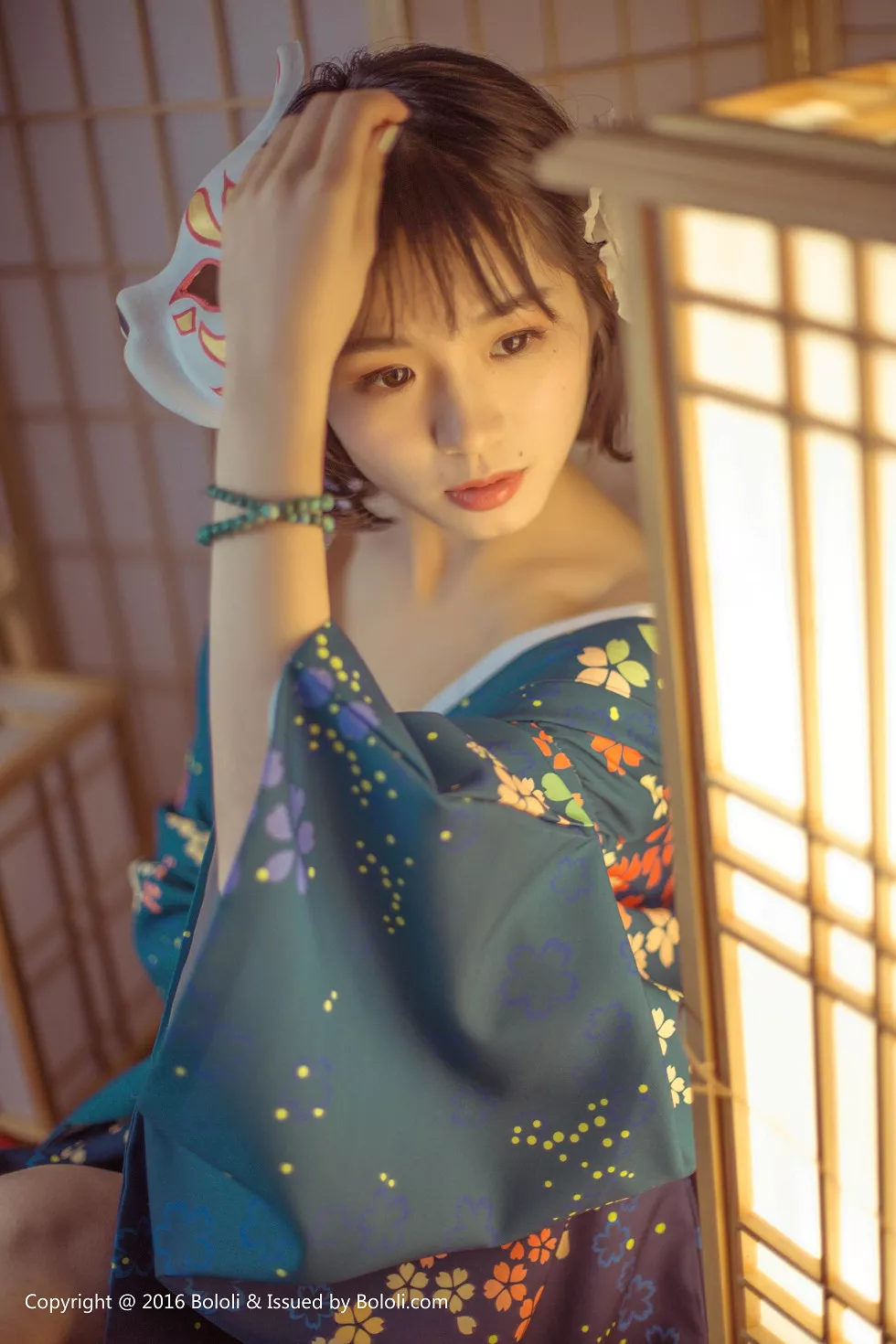 Xgyw.Org_[BoLoli波萝社新刊]Vol.132_气质美女库库居家日系和服半露酥胸性感迷人写真34P
