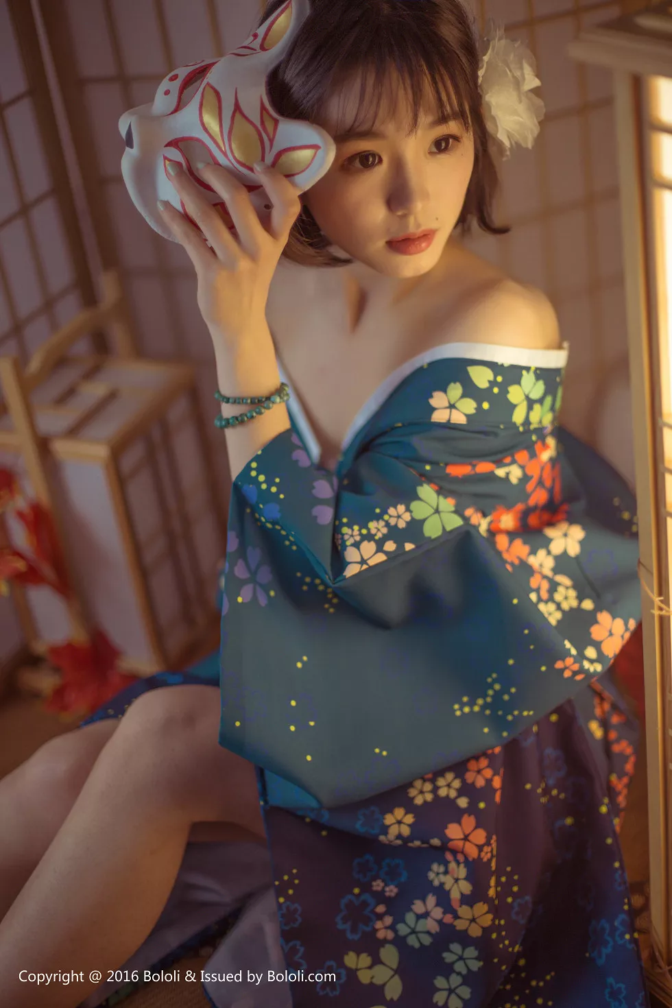 Xgyw.Org_[BoLoli波萝社新刊]Vol.132_气质美女库库居家日系和服半露酥胸性感迷人写真34P