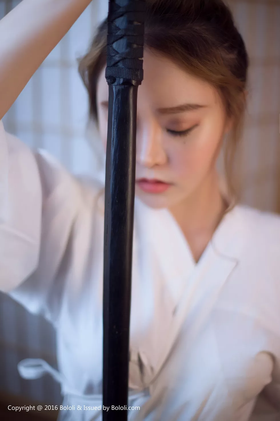 Xgyw.Org_[Tukmo兔几盟]Vol.111_嫩模柳侑绮化身剑道美少女性感白色内衣爆乳诱惑写真25P