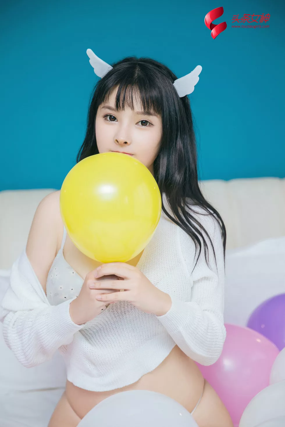 Xgyw.Org_[Toutiao头条女神]No.680_嫩模杨漫妮私房小精灵性感白色内衣秀完美身材写真38P