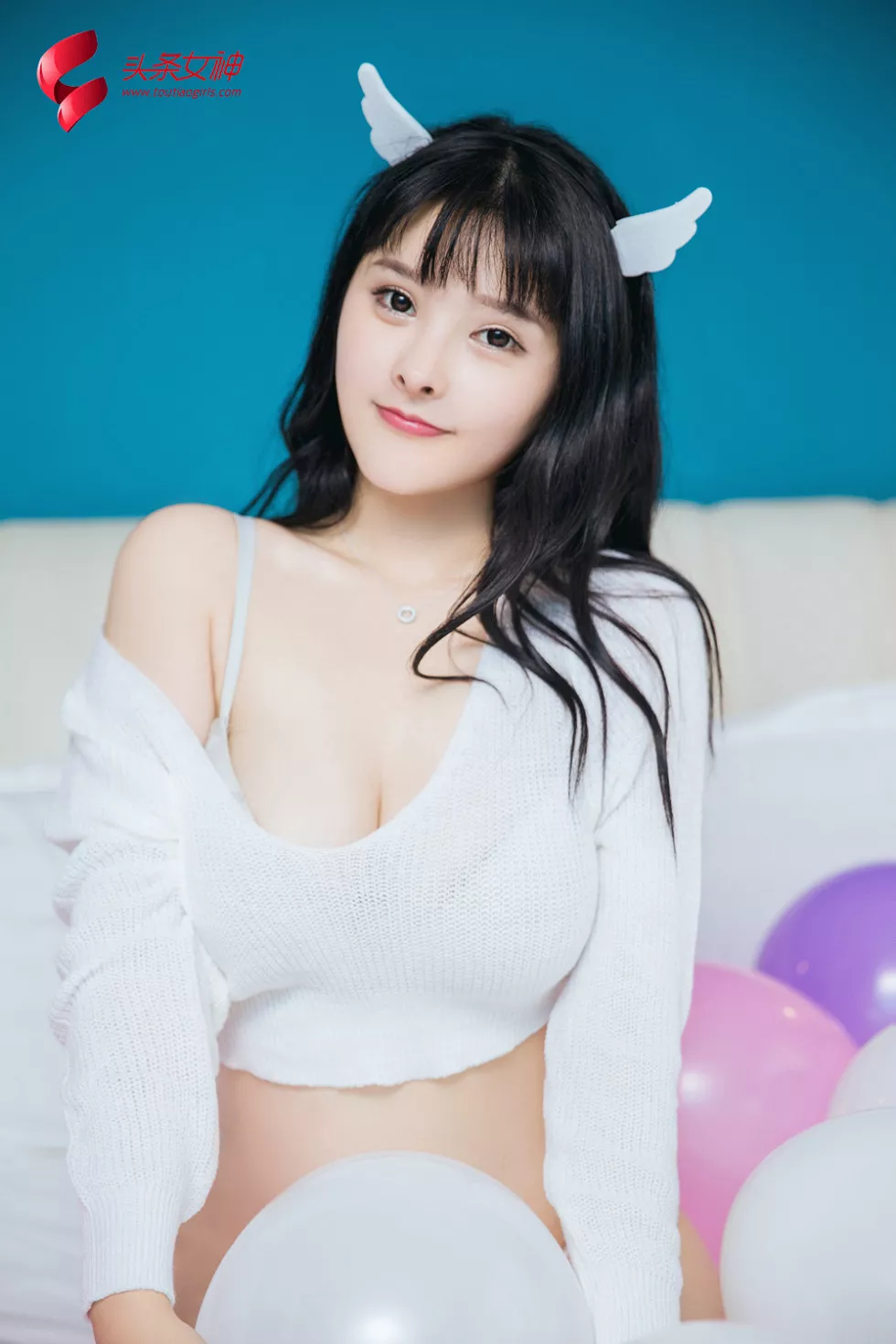 Xgyw.Org_[Toutiao头条女神]No.680_嫩模杨漫妮私房小精灵性感白色内衣秀完美身材写真38P