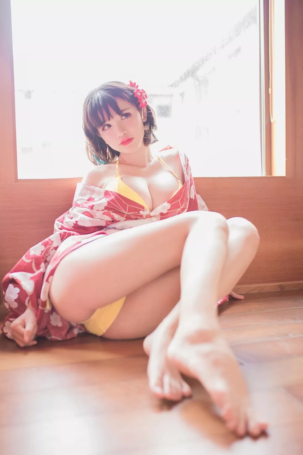 Xgyw.Org_[Cosplay精选]性感人气COSER_Yoko宅夏Cos妹汤物语私房和服露美乳诱惑写真53P