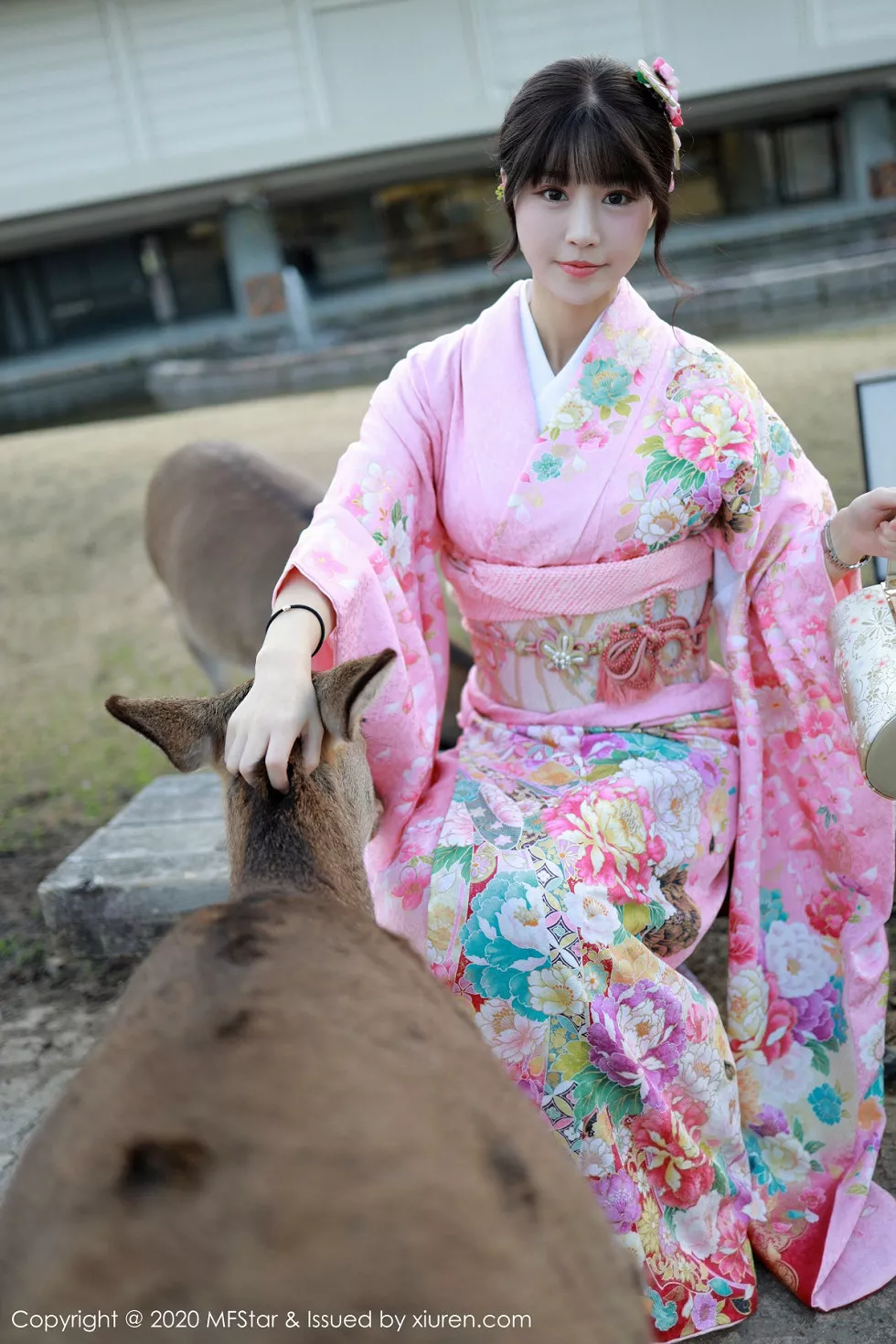 Xgyw.Org_[MFStar模范学院]Vol.254_女神朱可儿Flower日本旅拍绚丽和服真空秀豪乳诱惑写真75P