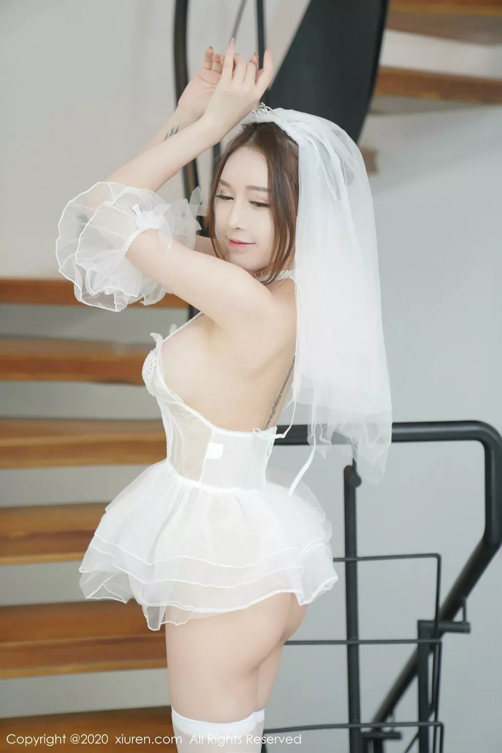 Xgyw.Org_XiuRen第2123期_嫩模玉兔miki私房白色婚纱主题超透秀惹火身材极致诱惑写真65P