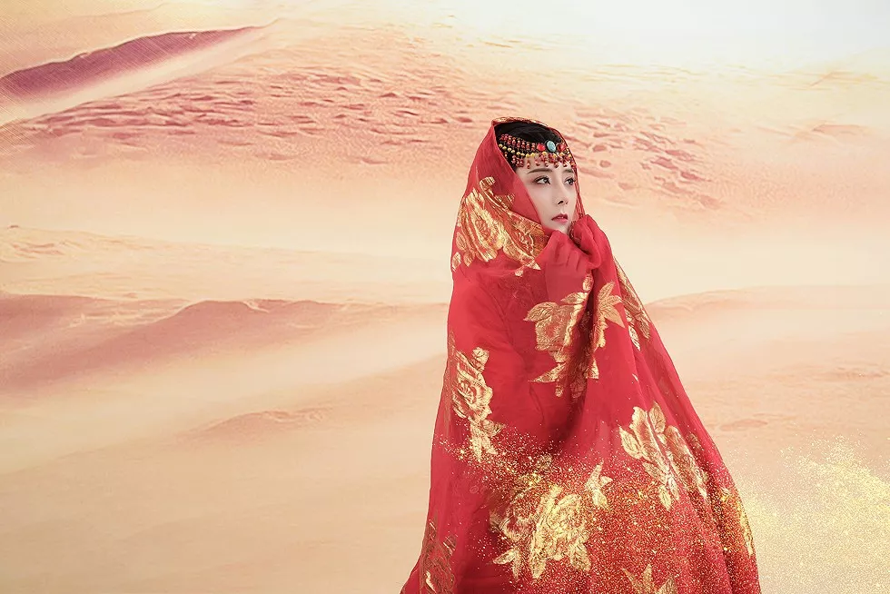 Xgyw.Org_[Toutiao头条女神]No.791_嫩模莫晓希梦回楼兰主题红色古装服饰女侠范写真25P