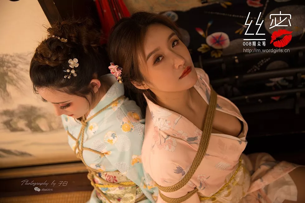 Xgyw.Org_[Toutiao头条女神]No.S011_嫩模JennyR和风花与蛇主题性感姐妹花私房捆绑诱惑写真86P