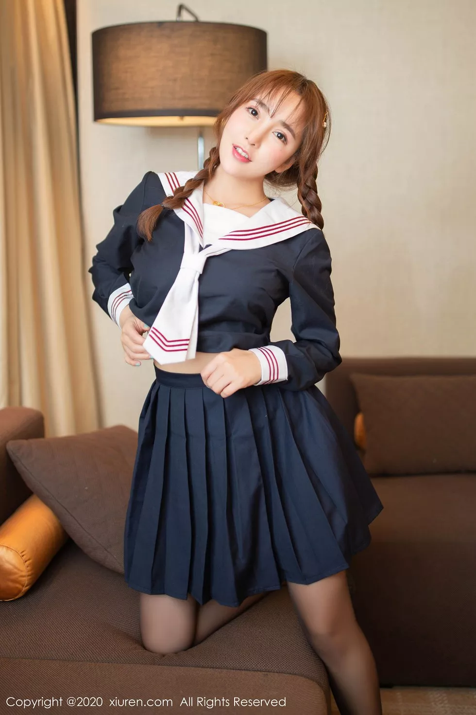 Xgyw.Org_XiuRen第2263期_嫩模陶喜乐_lele乌镇旅拍学生制服主题开档黑丝裤袜秀翘臀诱惑写真73P