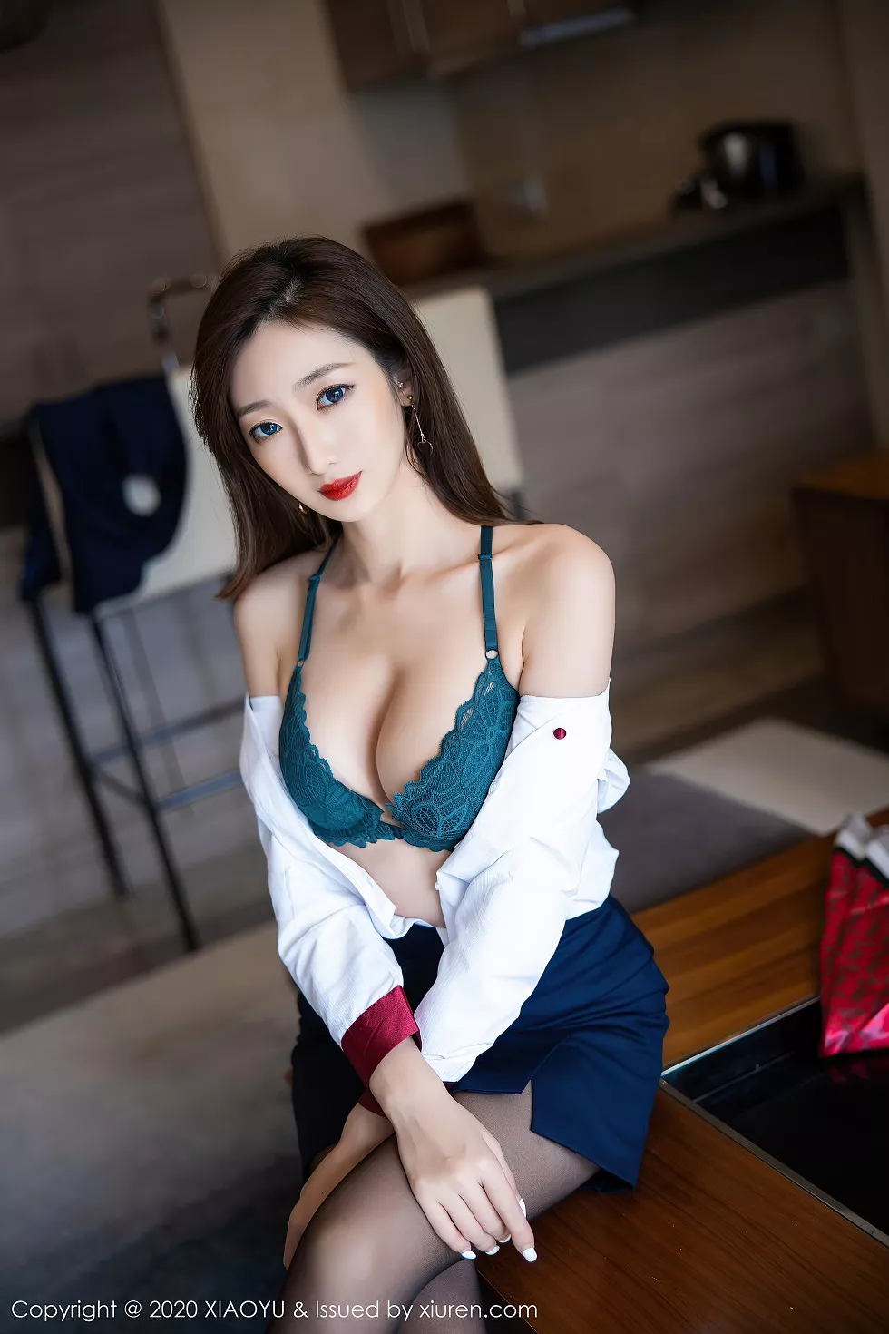 Xgyw.Org_[XiaoYu画语界]Vol.370_嫩模安琪Yee私房脱职业装露性感内衣黑丝裤袜极致魅惑写真61P