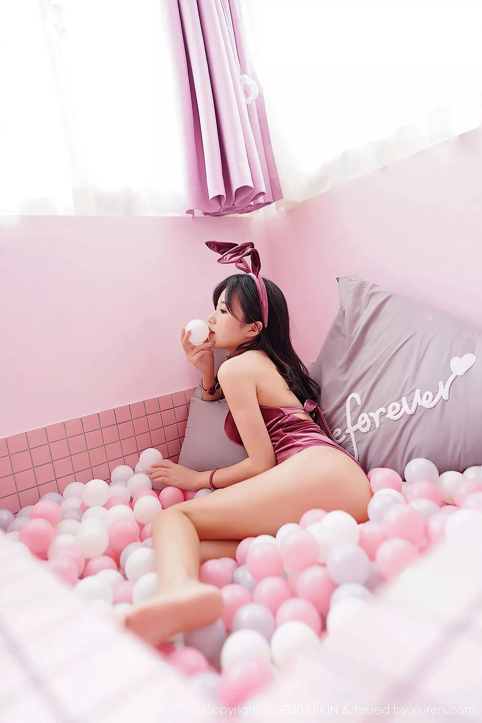 Xgyw.Org_[FeiLin嗲囡囡]VOL.245_嫩模仓井优香私房俏皮猫耳装+性感黑色内衣极致魅惑写真43P