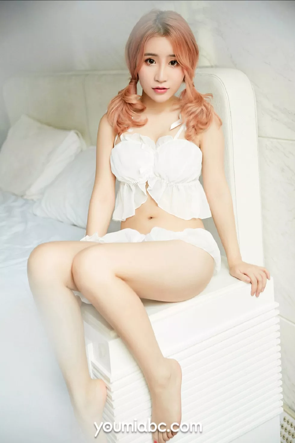 Xgyw.Org_[YouMi尤蜜]Vol.418_嫩模绯月樱-Cherry诱惑天使主题床上性感白色内衣诱惑写真25P