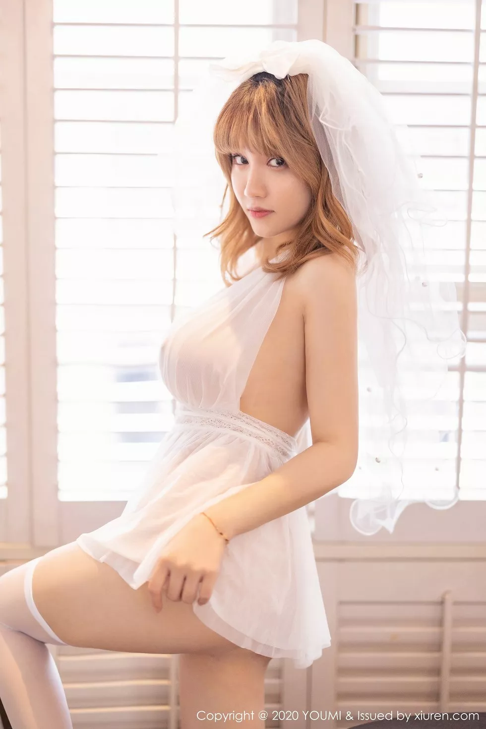 Xgyw.Org_[YouMi尤蜜荟]Vol.552_嫩模周大萌杭州旅拍雪白婚纱新娘主题通透秀豪乳翘臀诱惑写真40P