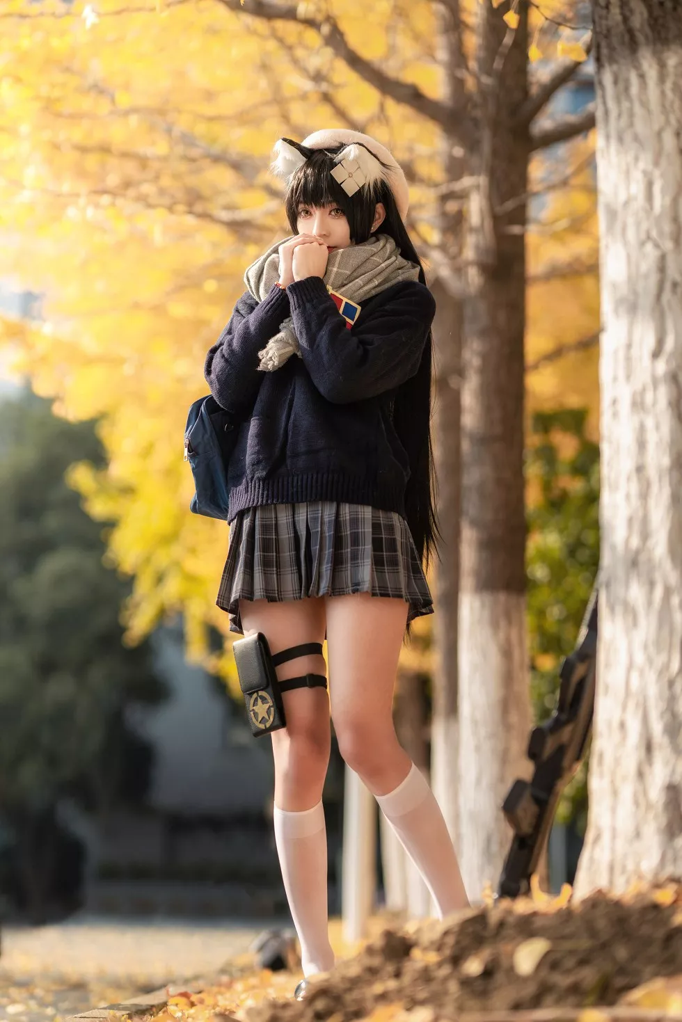Xgyw.Org_网络美女__KETTOE-95式纯白毕业季主题撩裙露白嫩美腿性感写真23P