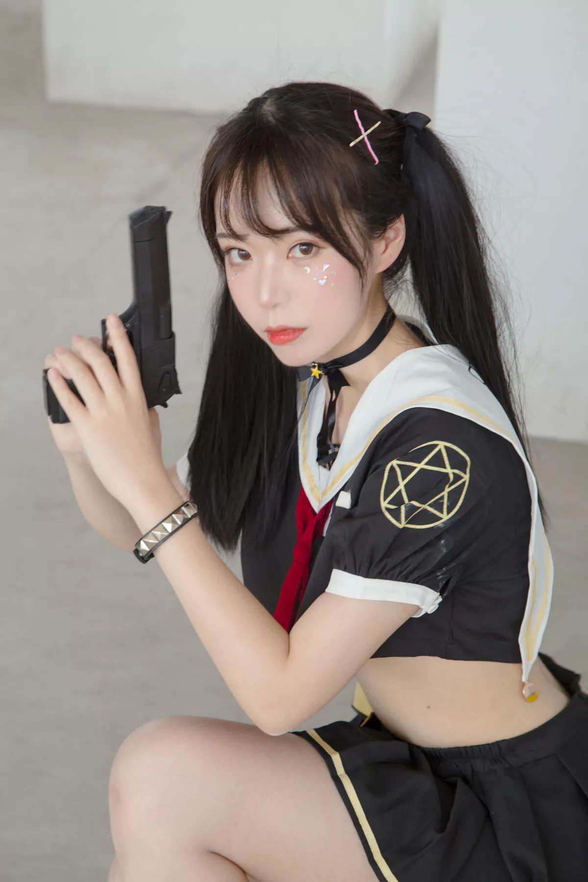 Xgyw.Org_可爱妹子Fushii_海堂魔法少女主题私房JK制服情趣胶带捆绑迷人诱惑写真40P
