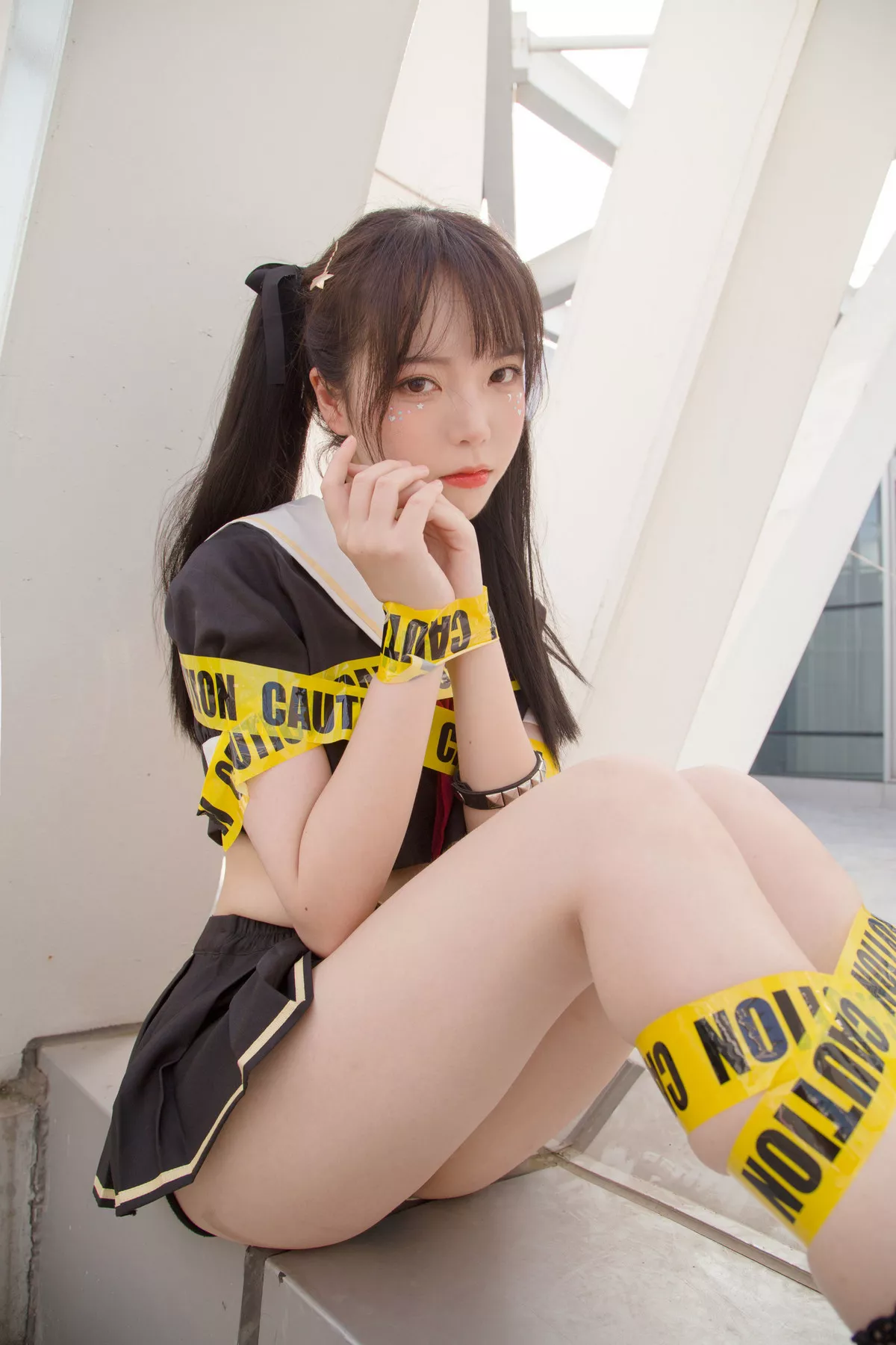 Xgyw.Org_可爱妹子Fushii_海堂魔法少女主题私房JK制服情趣胶带捆绑迷人诱惑写真40P
