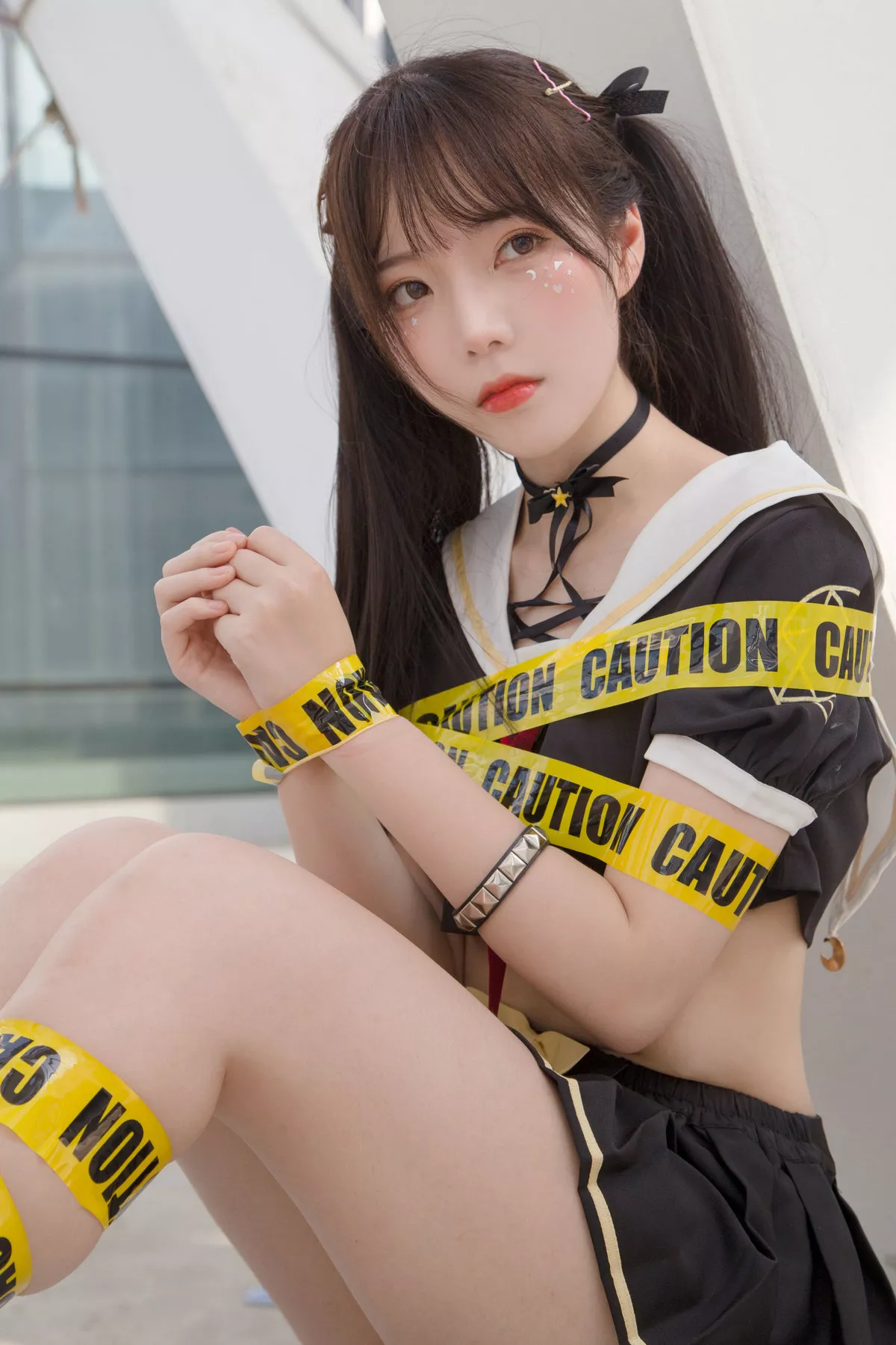 Xgyw.Org_可爱妹子Fushii_海堂魔法少女主题私房JK制服情趣胶带捆绑迷人诱惑写真40P