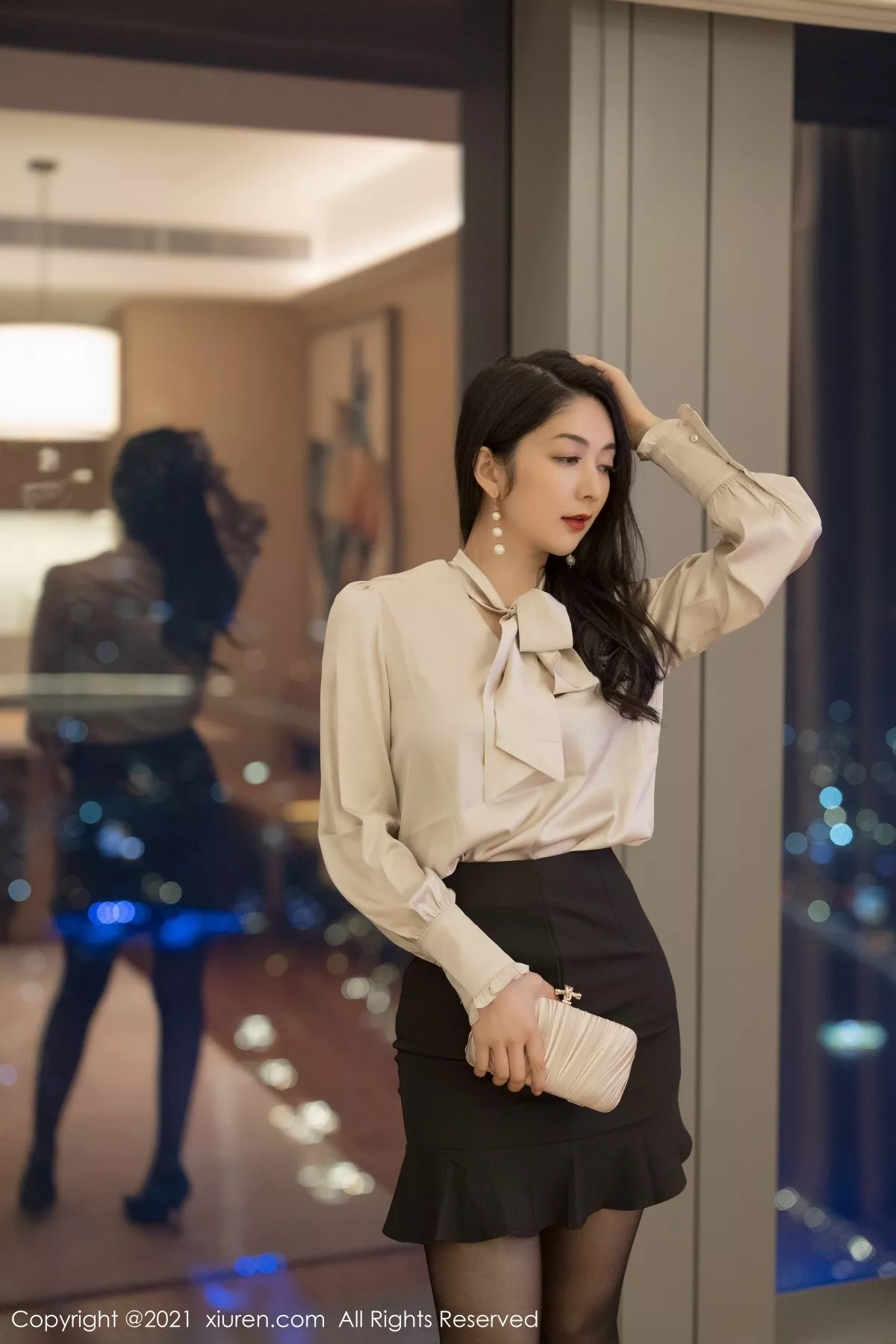 Xgyw.Org_XiuRen第3488期_女神Angela00眼镜OL制服短裙下超薄黑丝裤袜极致魅惑写真71P