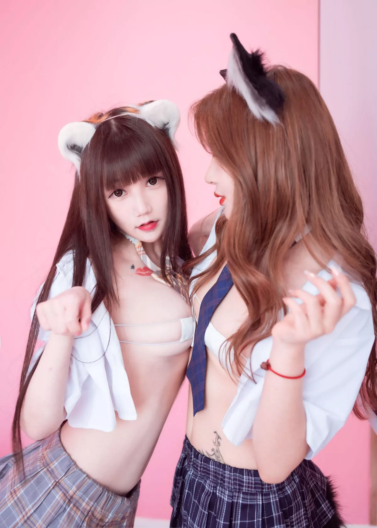 Xgyw.Org_COS少女星野咪兔&金蜜儿萌宠养成手册主题私房三点式内衣撩人诱惑合集写真63P