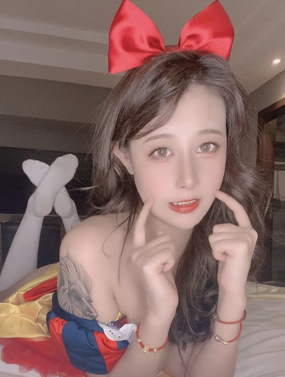 Xgyw.Org_萌妹奈汐酱nice白雪公主主题私房低胸连身裙半脱露傲人豪乳遮点极致诱惑写真31P