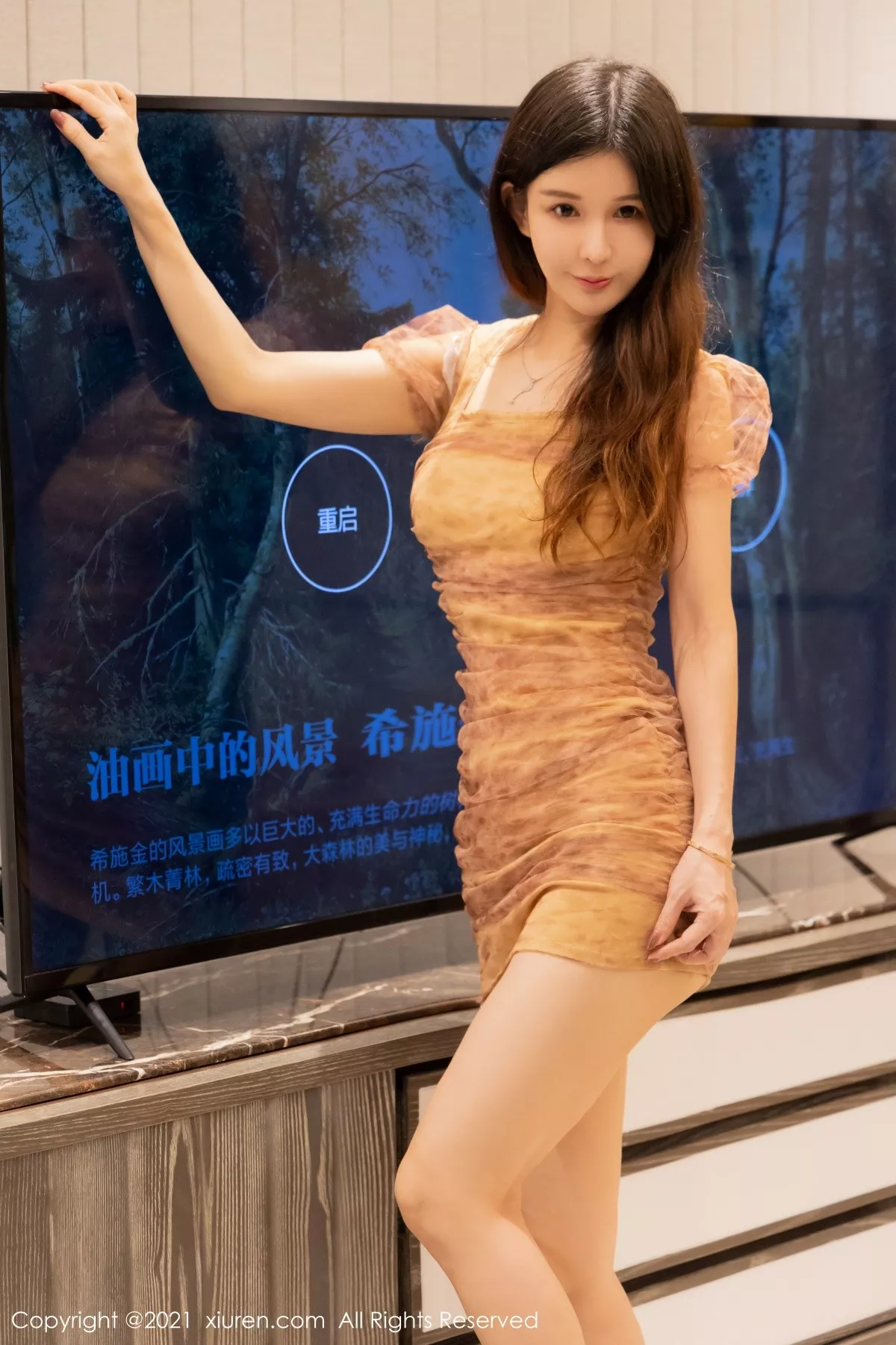 Xgyw.Org_XiuRen第4186期_模特张雨萌三亚旅拍半脱连身裙露白色情趣连体衣极致诱惑写真47P