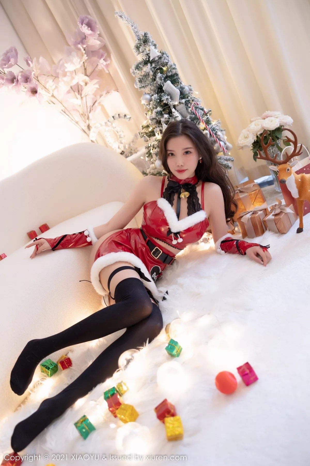 Xgyw.Org_[XiaoYu画语界]Vol.683_女神杨晨晨Yome圣诞礼物主题性感兔女郎秀完美身材诱惑写真100P