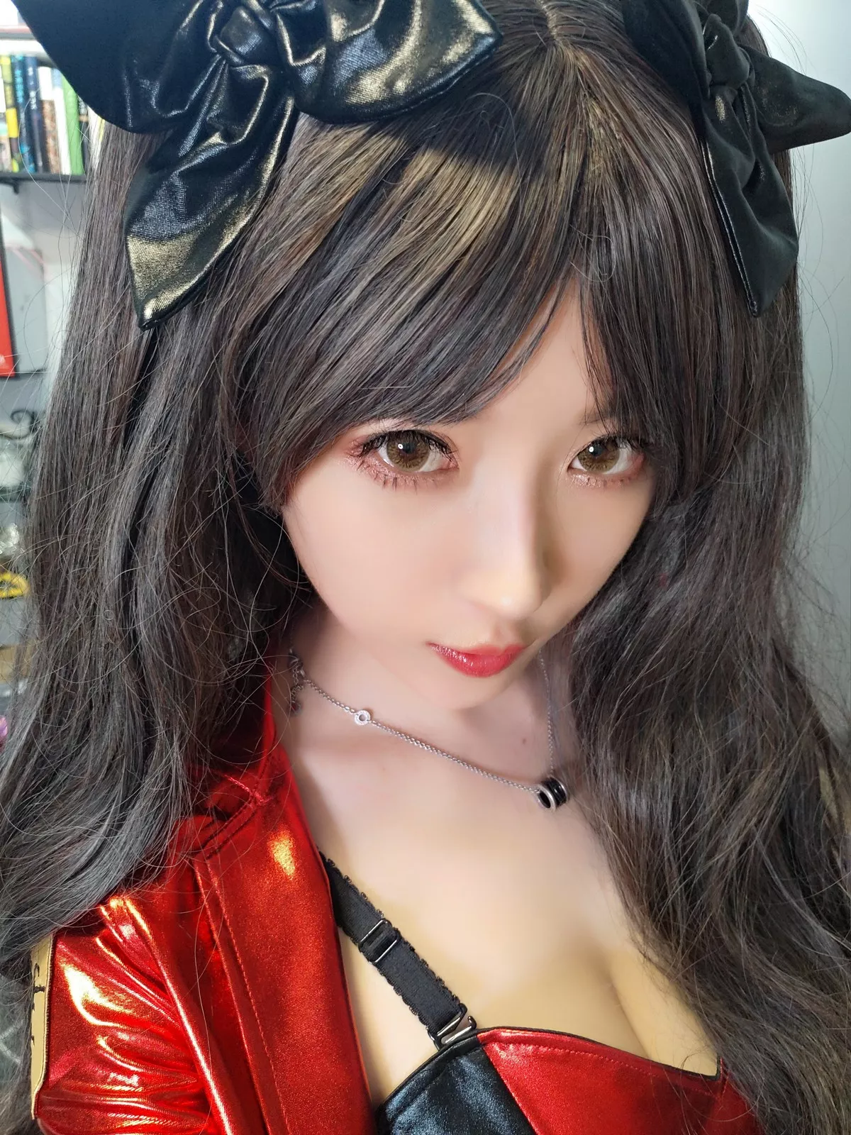 Xgyw.Org_斗鱼主播小女巫露娜远坂凛cos主题私房性感皮质服饰配黑丝裤袜秀美腿诱惑写真30P