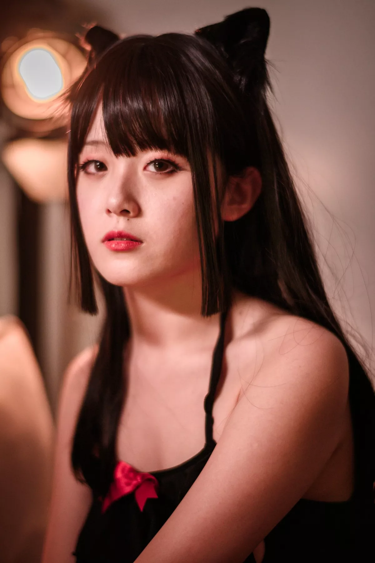 Xgyw.Org_Coser美女Akisoso秋楚楚嘎潼调色主题私房性感姐妹花黑色薄纱系列迷人诱惑写真40P