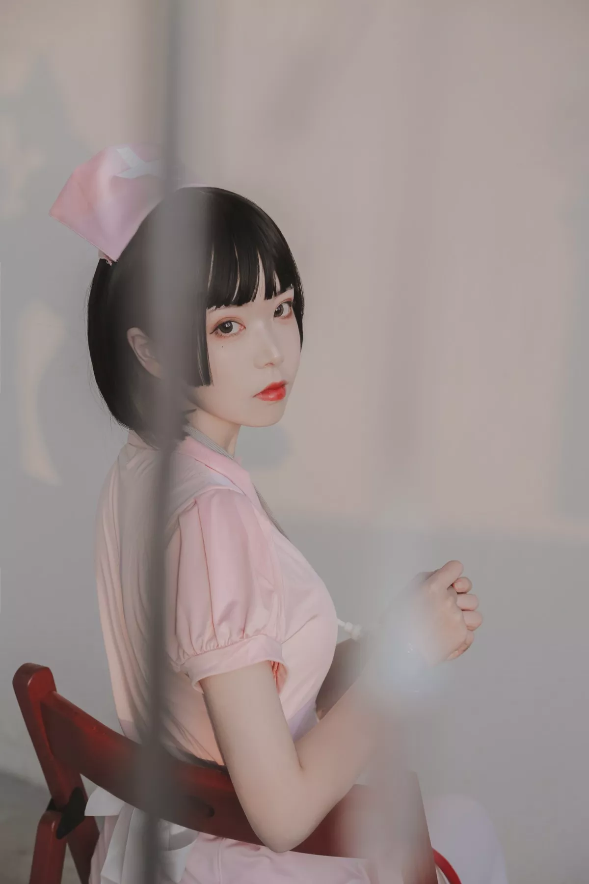 Xgyw.Org_微博妹子Fushii_海堂护士主题私房性感粉色护士装配白丝袜秀完美身材诱惑写真40P