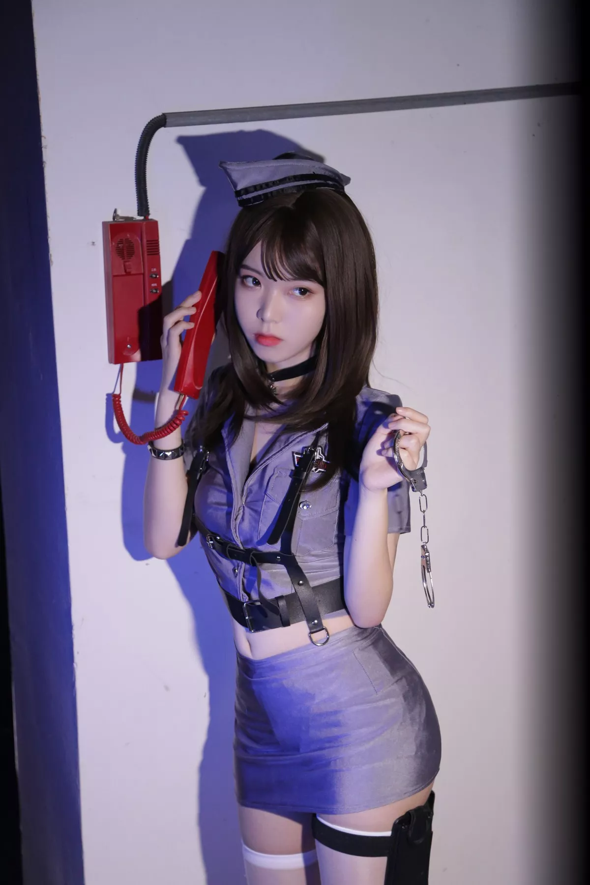 Xgyw.Org_微博妹子Fushii_海堂极探侦道主题户外性感女警制服短裙配白丝袜完美诱惑写真31P