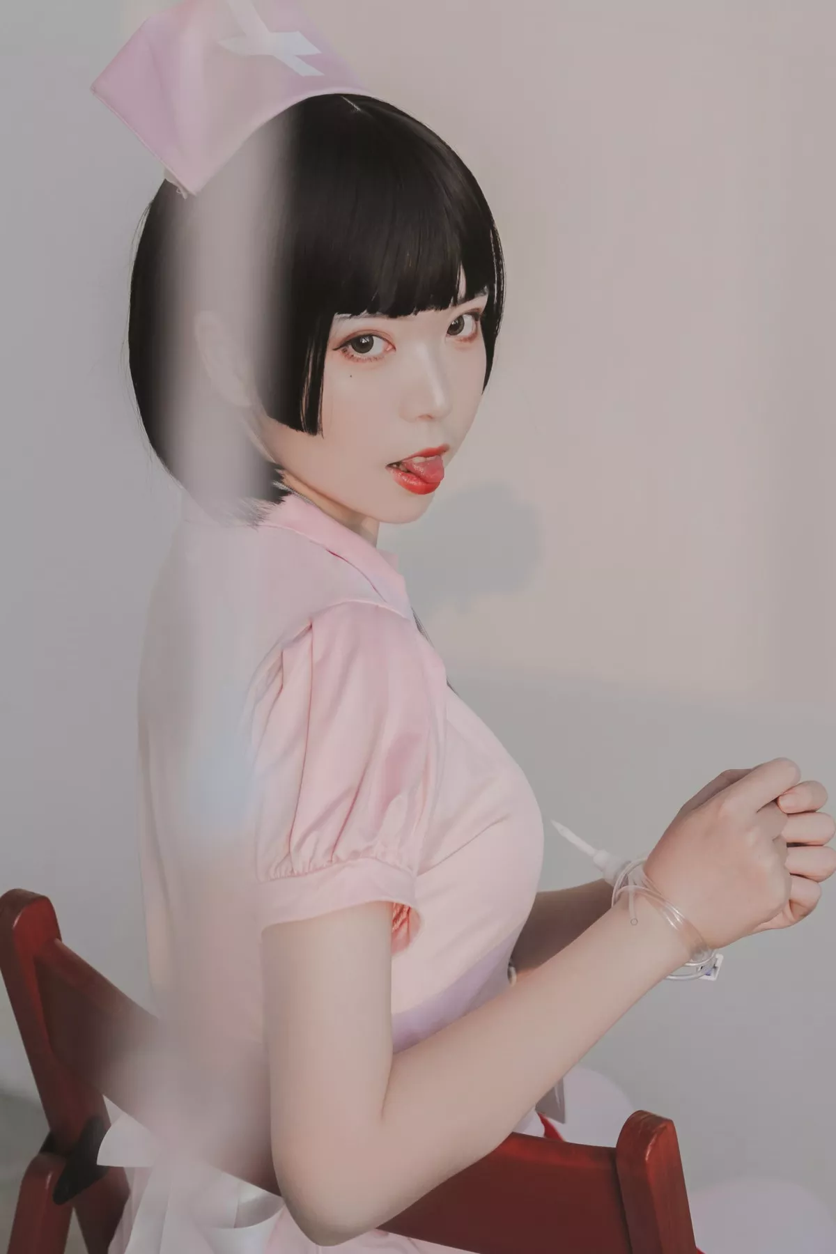Xgyw.Org_微博妹子Fushii_海堂护士主题私房性感粉色护士装配白丝袜秀完美身材诱惑写真40P
