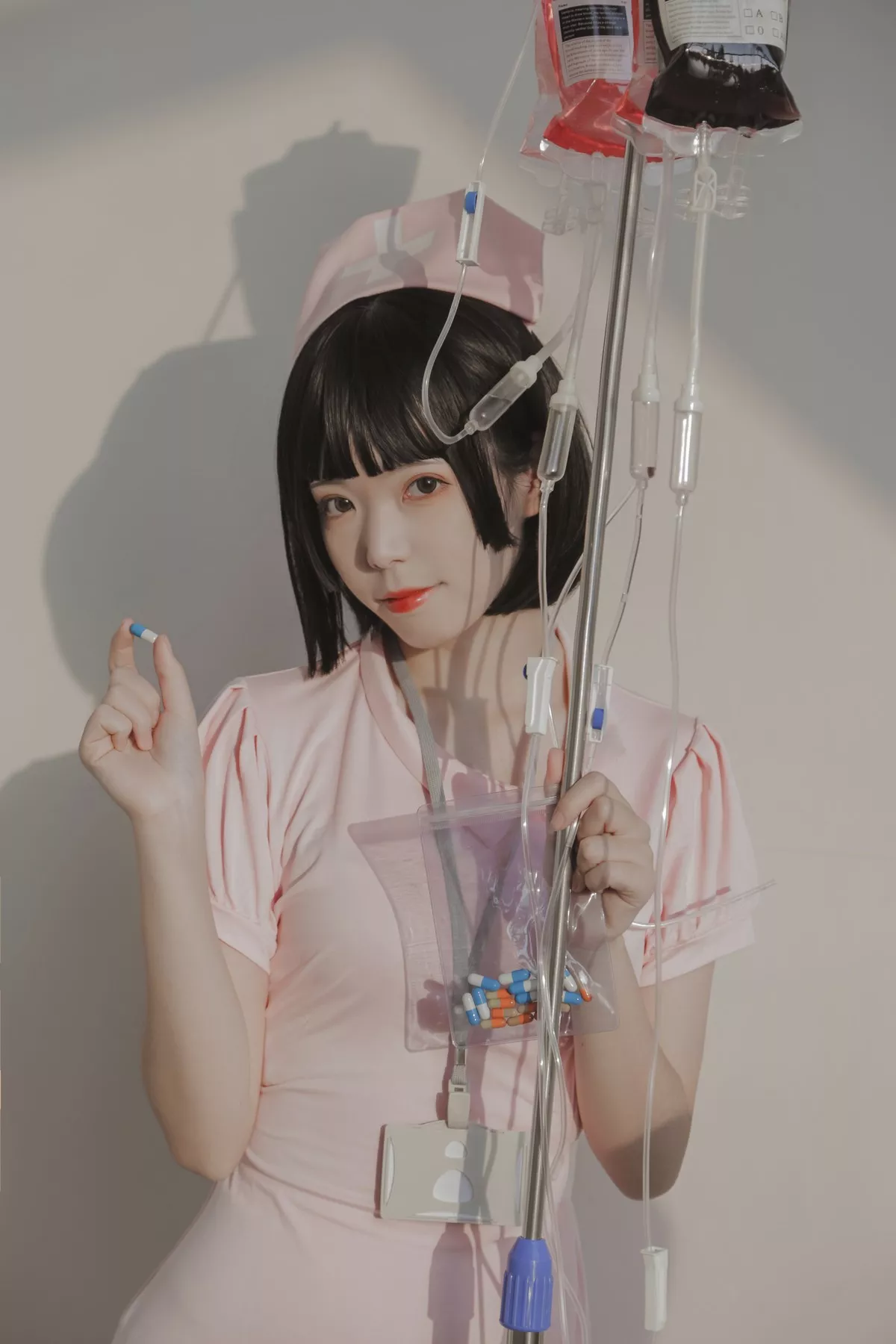 Xgyw.Org_微博妹子Fushii_海堂护士主题私房性感粉色护士装配白丝袜秀完美身材诱惑写真40P