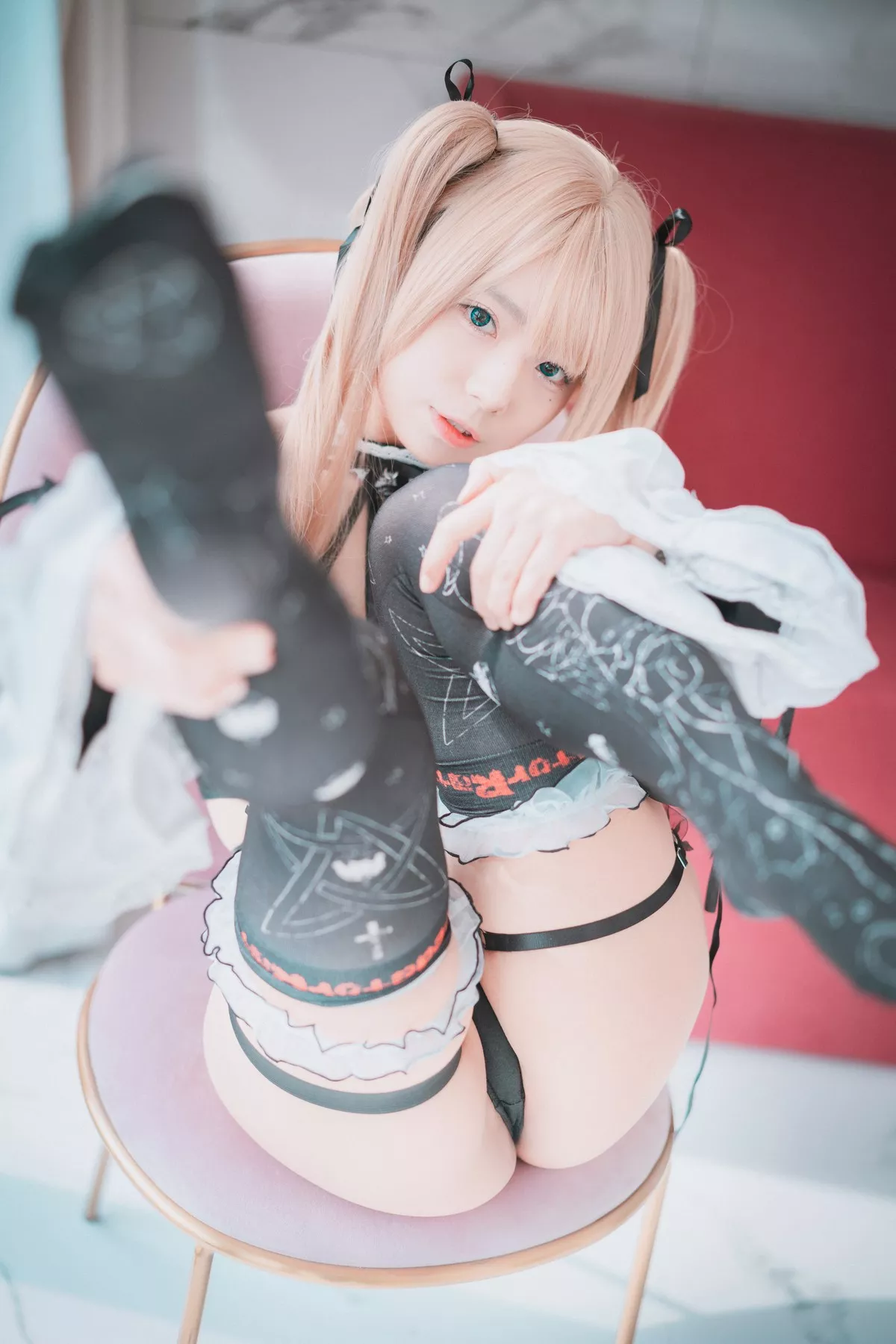 Xgyw.Org_[DJAWA]No.007_模特Maruemon_Blooming Blood Rose主题黑色服饰秀翘臀诱惑写真80P