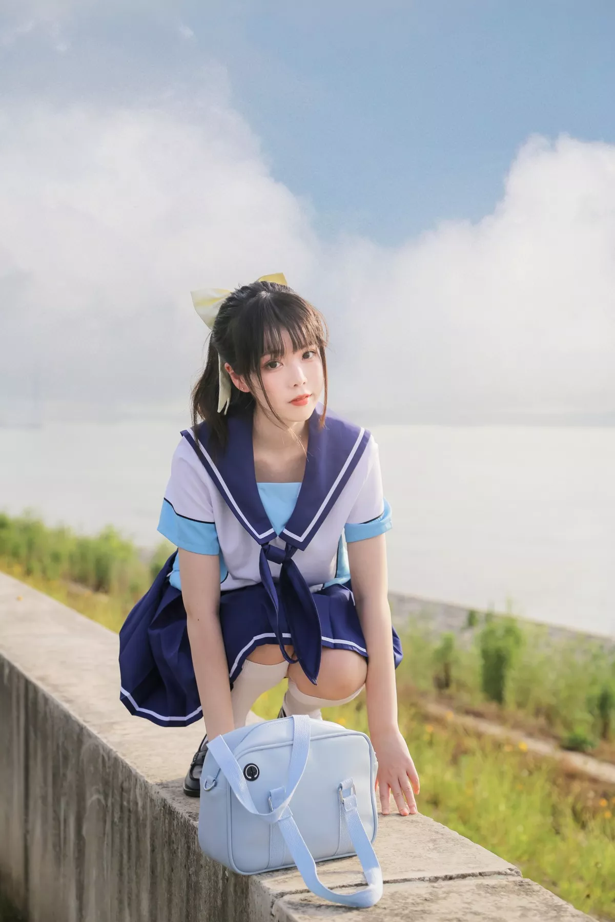Xgyw.Org_微博妹子Fushii_海堂高岭爱花主题户外性感学生装百褶裙配白丝袜靓丽迷人写真31P