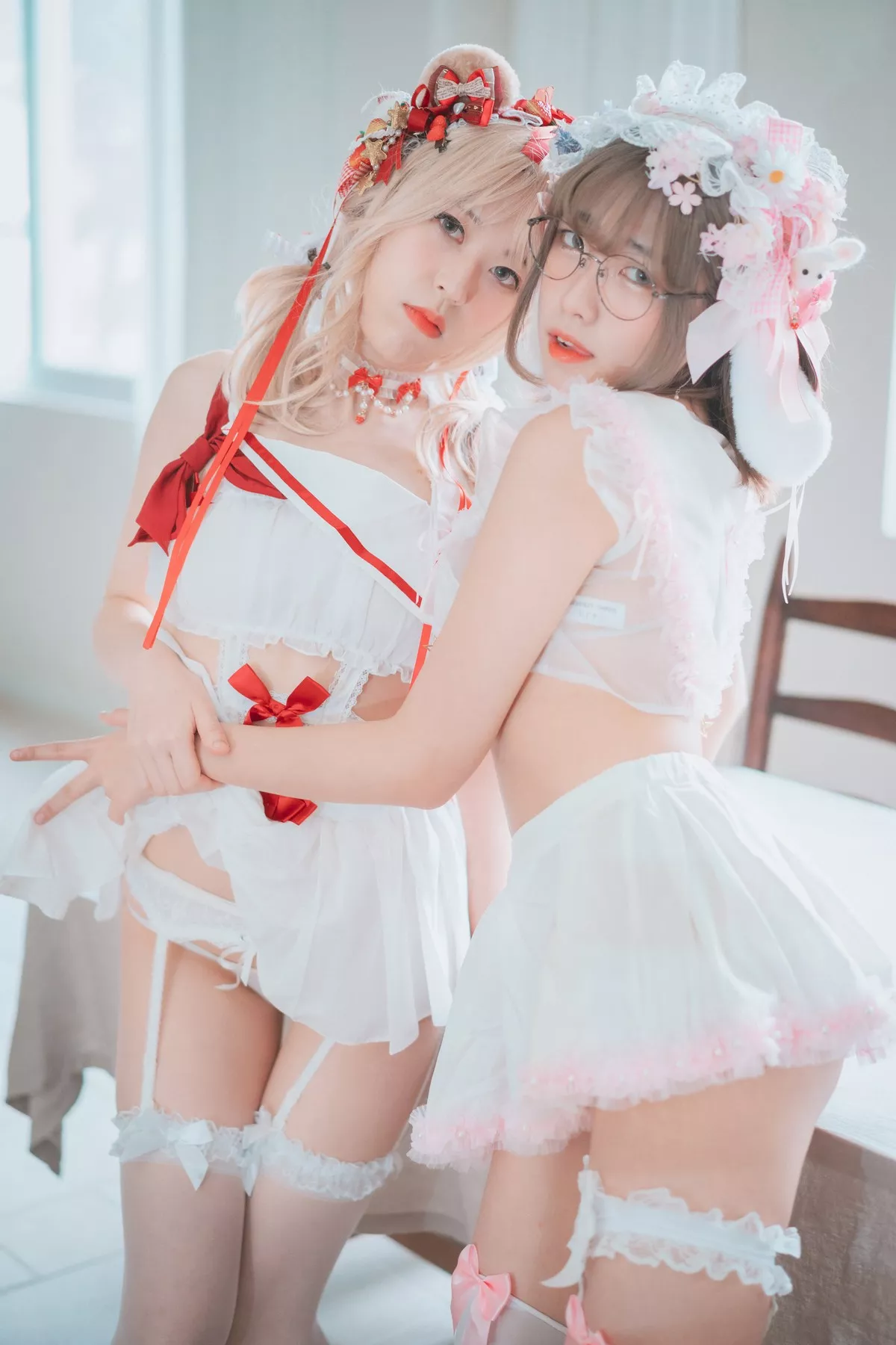 Xgyw.Org_[DJAWA]No.094_模特Sonson & Mozzi_Spring Comes Twice主题性感姐妹花私房诱惑写真61P