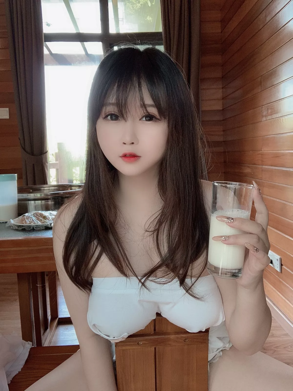 Xgyw.Org_蜜桃少女是依酱呀夏日主题私房性感白色薄透情趣内衣秀完美身材惹火诱惑写真50P