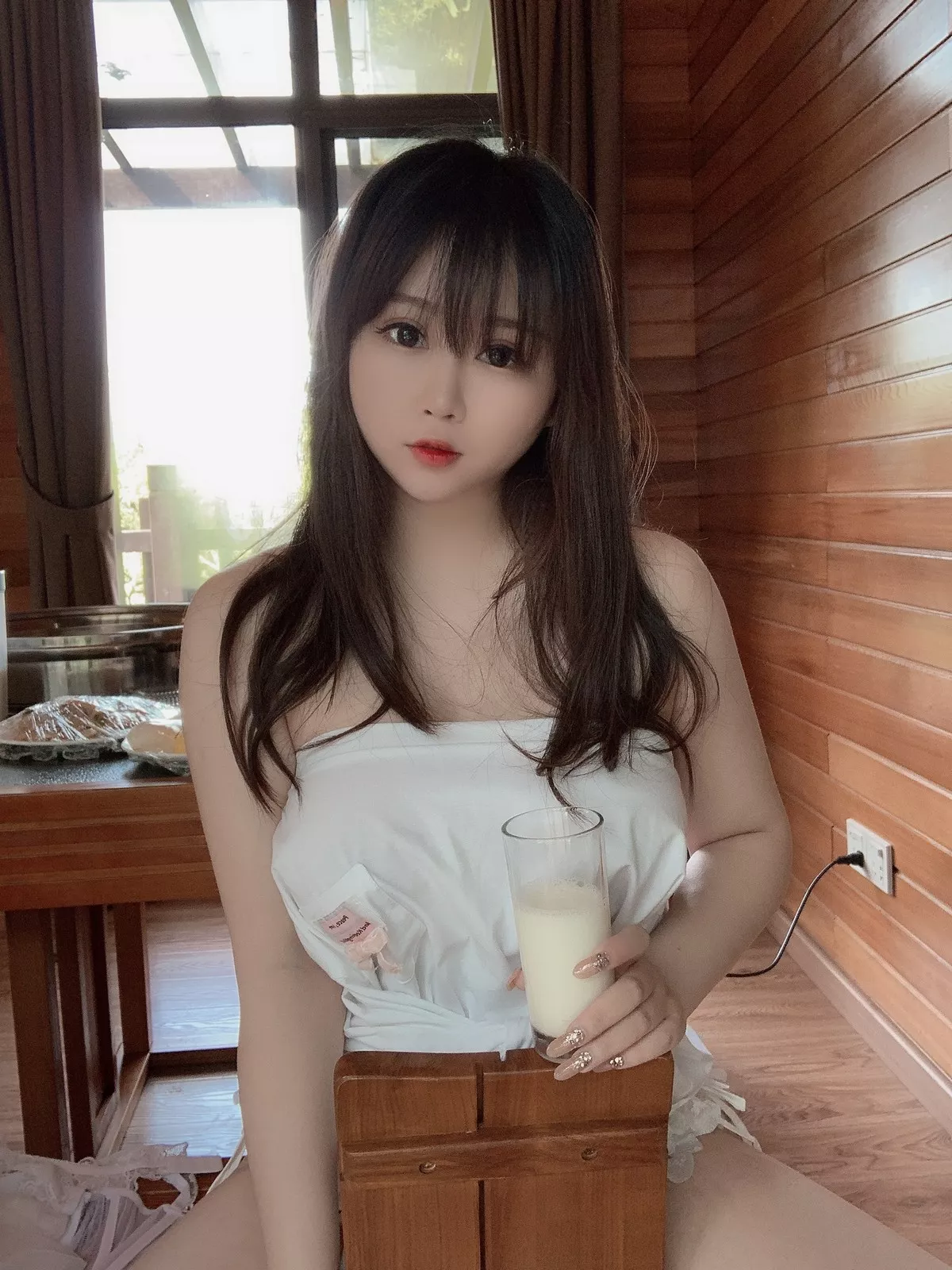 Xgyw.Org_蜜桃少女是依酱呀夏日主题私房性感白色薄透情趣内衣秀完美身材惹火诱惑写真50P