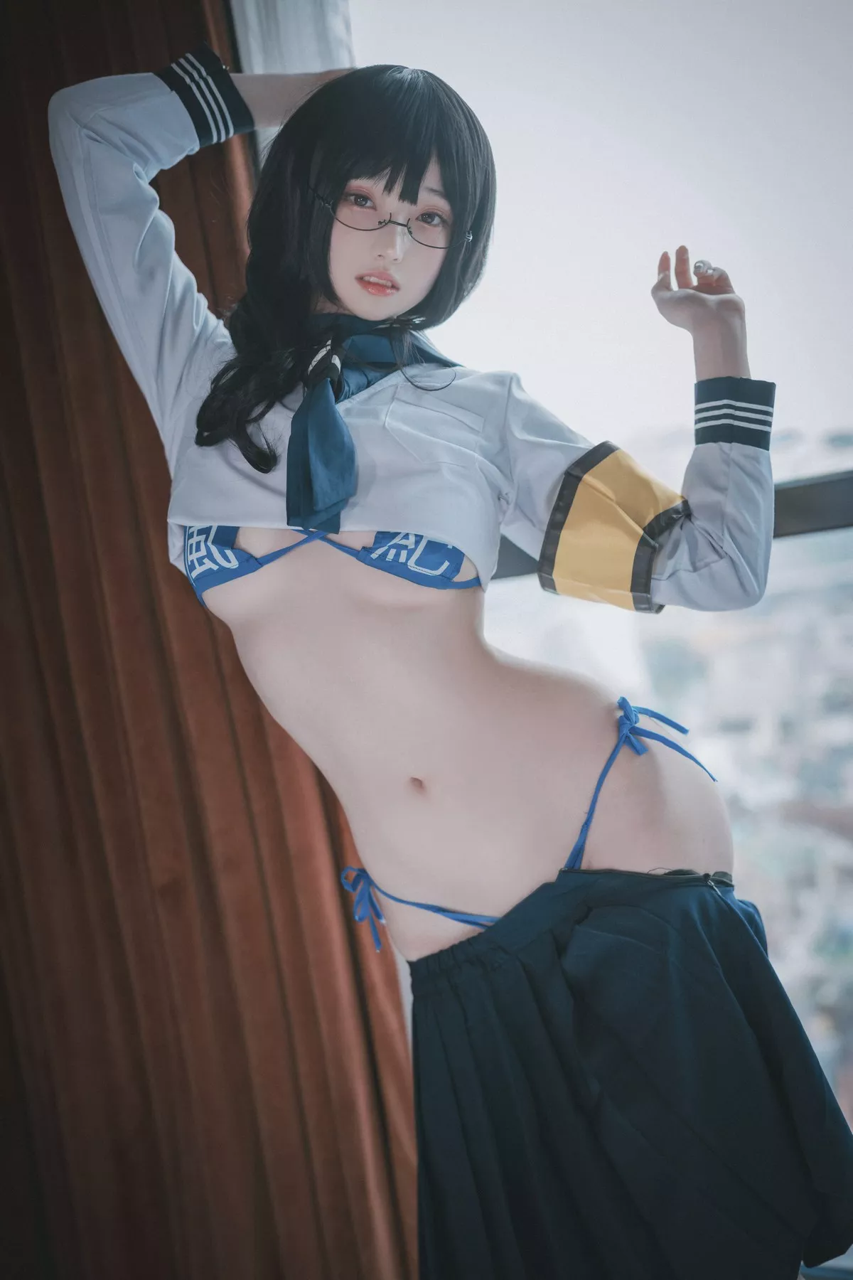 Xgyw.Org_[DJAWA]No.132_模特BamBi_Moral Guardian of School主题半脱露情趣内衣惹火诱惑写真120P
