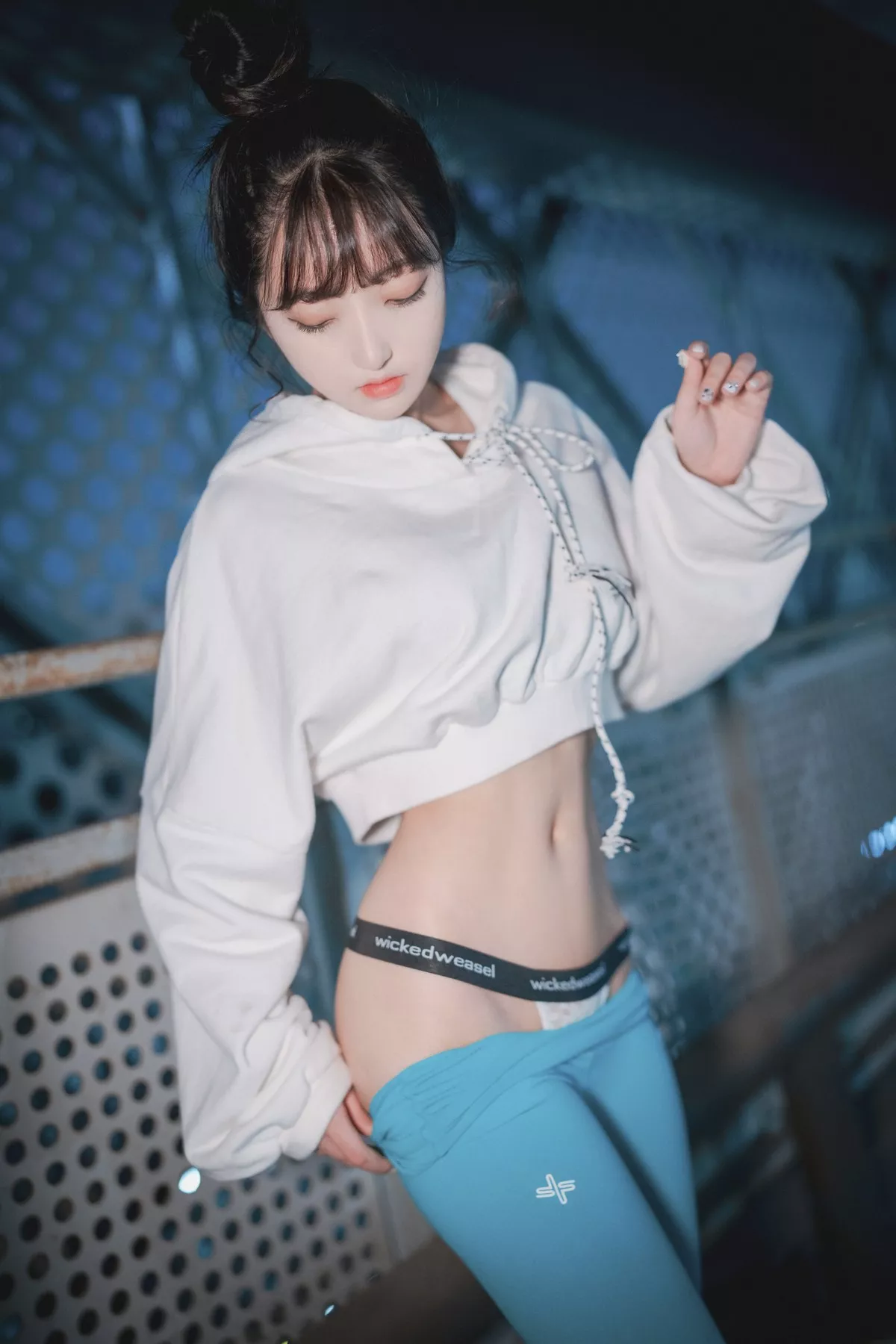 Xgyw.Org_[DJAWA]No.141_Hanari_Loose and Tight Cool Mint主题半脱露性感内裤秀翘臀诱惑写真85P