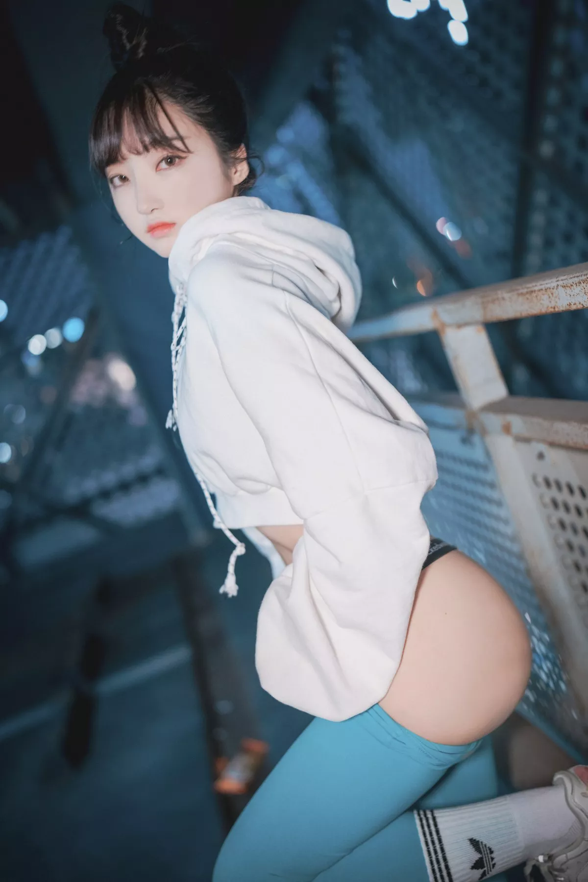 Xgyw.Org_[DJAWA]No.141_Hanari_Loose and Tight Cool Mint主题半脱露性感内裤秀翘臀诱惑写真85P